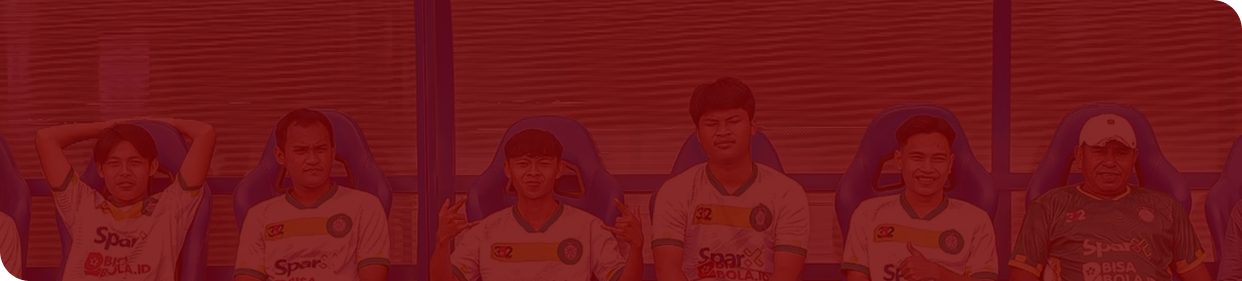 Football players in a stadium